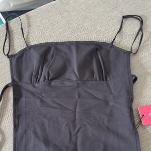 Edikted Gray Spaghetti Strap Top